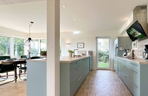 Nieby House | Ferienhaus Ostseeliebe Flensfjord: mit Terrasse, Familienfreundlich, Tierfreundl