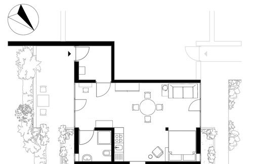 Ballrechten-Dottingen Apartment | Ferienwohnung/app. für 2 Gäste mit 40m² in Ballrechten-dottingen