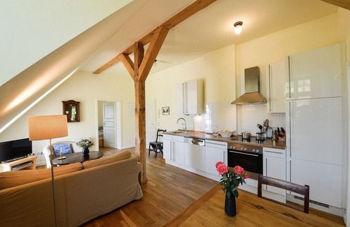 Grubnow Apartment | Ferienwohnung 6 direkt am Wasser im Gut Grubnow Rügen