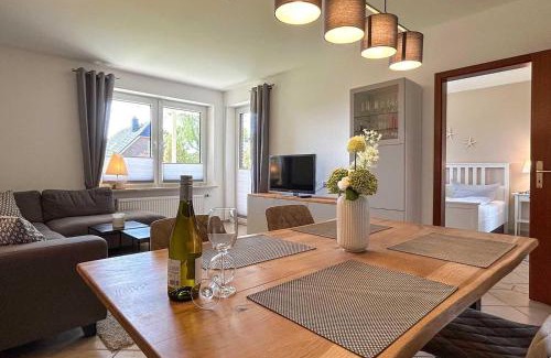 Duhnen Apartment | Ferienwohnung-9-mit-Terrasse-Garten-Landhaus-Hubertus-Duhnen