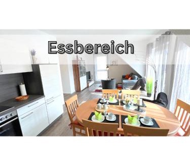 Papenburg Apartment | Ferienwohnung "Atlantis" Papenburg Balkon Einbauküche Neubau 74 qm Free Wifi 2 Schlafzimmer 4 Personen