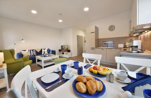 Ralswiek Apartment | Ferienwohnung Blaues Haus App 1 in Ralswiek