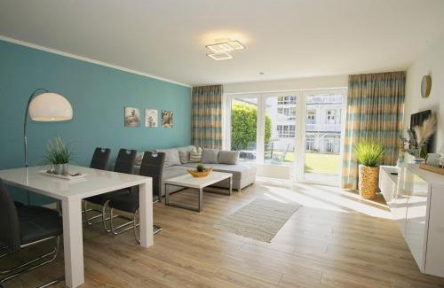 Gohren Apartment | Ferienwohnung mit Terrasse, gratis Nutzung vom AHOI Erlebnisbad und Sauna in Sellin - Haus Nordstrand FeWo 28