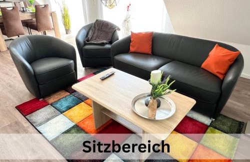 Papenburg Apartment | Ferienwohnung "Neptun" Papenburg Balkon Einbauküche Neubau 74 qm Free WiFi 2 Schlafzimmer bis 4 Personen