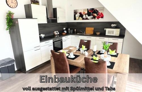 Papenburg Apartment | Ferienwohnung "Neptun" Papenburg Balkon Einbauküche Neubau 74 qm Free WiFi 2 Schlafzimmer bis 4 Personen