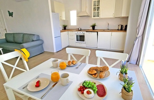 Gran Tarajal Apartment | Ferienwohnung Ocean Sounds A in Gran Tarajal, Innenstadt, Meerblick, Terrasse