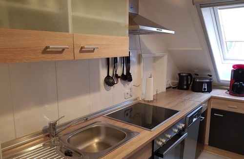Nordseebad Burhave Apartment | Ferienwohnung Schäfer Deichgraf - Appartement/fewo, Dusche, WC, 2 Schlafräume