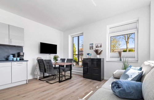 Gelting Apartment | Ferienwohnung Strandperle - Ostsee- und Strandnah, Duschbad, Modern, Terrasse