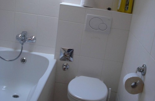 Maikammer Apartment | Ferienwohnung Weingut Alfred Schwaab - apartment/apartment, bathroom, WC, 1 bedroom