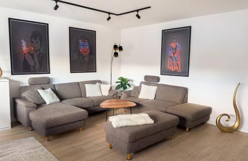 Emden Apartment | Feuerschiff-Panorama - Neue moderne Wohnung in der Innenstadt mit Blick übers Wasser