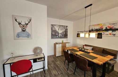 Altstadt I Apartment | FEWO FAUBEL Mülheim Forum City 60 m2 inclusive Garagenstellplatz