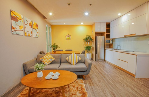 Hai Chau Apartment | Fhome 19th floor 2BR, spacious, center, Han River view and Bay view