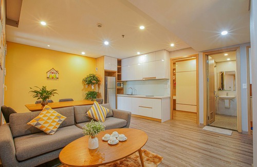 Hai Chau Apartment | Fhome 19th floor 2BR, spacious, center, Han River view and Bay view