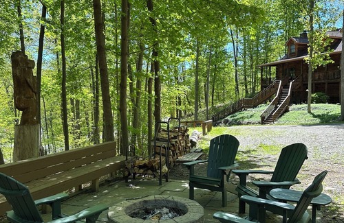 Pulteney Cabin | Finger Lakes Lodge overlooking Keuka Lake with 1st floor master bed & bath!
