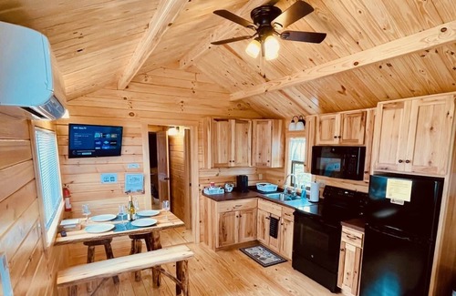 Hector Cabin | Finger Lakes Log Cabin on Seneca Wine Trail with beautiful view 4