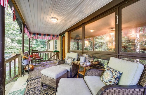 Sylva House | Fire Pit and Mtn Views North Carolina Abode!