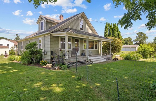 Stonington House | Fire Pit BBQ Grill Cove Access Near Mystic