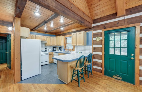 Sylva Cabin | Fire Pit & Porch: Rustic Retreat in North Carolina