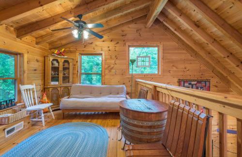 Black Mountain House | Firefly Lodge Private Log Cabin with Mountain Views!