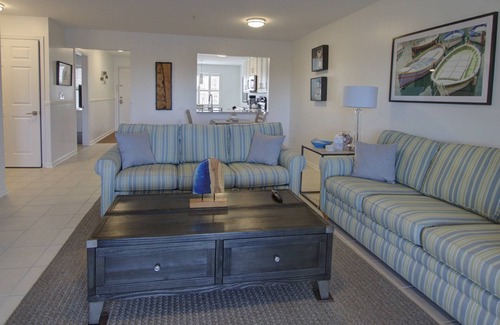 Ocean View Condo | First Floor Contemporary with Top Bay View, Pool, Tennis & Free Activities Including Golf and More.