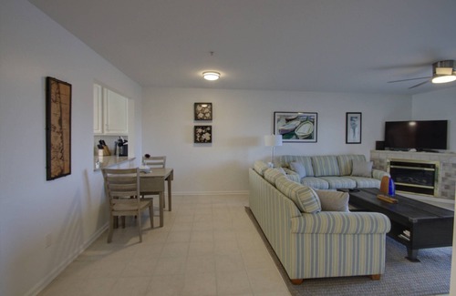 Ocean View Condo | First Floor Contemporary with Top Bay View, Pool, Tennis & Free Activities Including Golf and More.