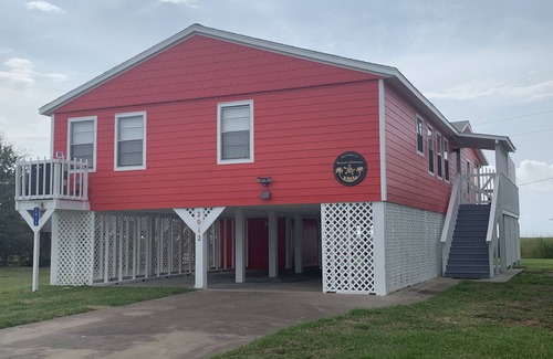 Galveston House | First row Gulf views!