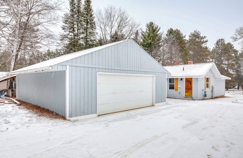 Rhinelander Cottage | Fish Year-round: Riverfront Cottage in Rhinelander