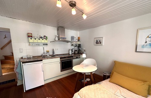 Schierstein Apartment | Fisherman's cottage with big terrace and harbour view!