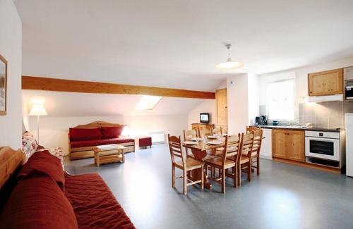 Avrieux Apartment | Fitness, parking, tv, ski locker, 53m², La Norma