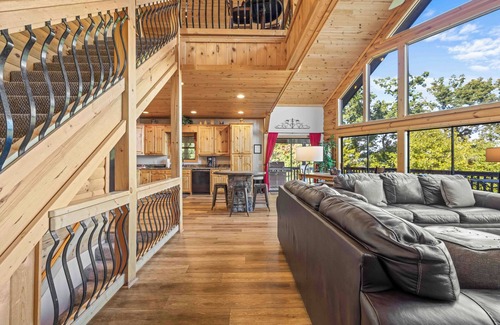 Helen Cabin | Five Seasons - Luxury Cabin Featuring a Pool Table, Hot Tub and Fire Pit