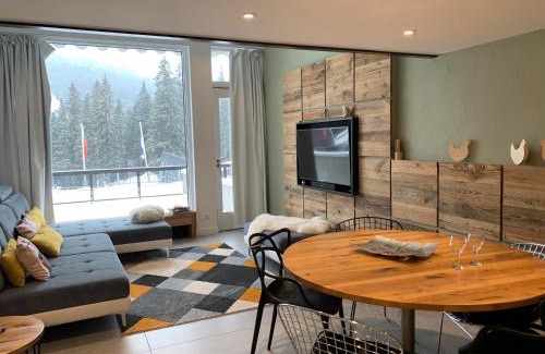 Flaine Apartment | Flaine Forum L1 Cassiopée Mezzanine & Terrasse