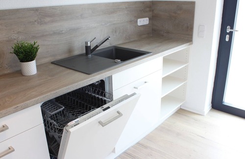 Burladingen Apartment | Flat 3, 54 sqm, 1 bedroom with double bed and 1 sofa bed, max. 4 persons