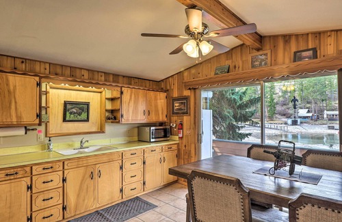 Polson Cabin | Flathead Lake Waterfront Cabin w/Dock & Kayaks