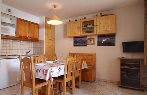 Aussois Apartment | Floor -1, terrace, tv, ski locker, 38m², Aussois