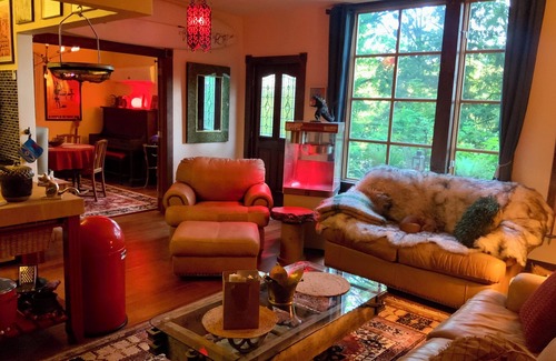Northwest Portland Ski Chalet | Floor level of private Fire look out in Forest park
