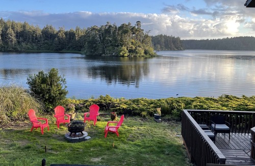 Langlois Apartment | Floras Lake Getaway - charming apartment with view of Lake with Kayaks, SUPs