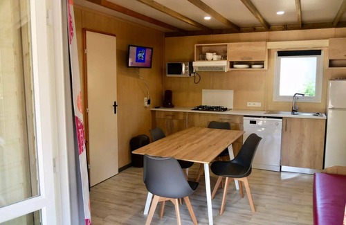 Saint-Hilaire-de-Riez Ski Chalet | Flower Camping Les Biches * - Cottage Family 3hPremium - 32m2 - covered XXL terrace - TV - LV - plancha - free WIFI 7 people