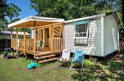 Saint-Hilaire-de-Riez House | Flower Camping Les Biches * - Mobil-home Confort TV 3hc - 30m2 - covered terrace - TV - plancha 6 people