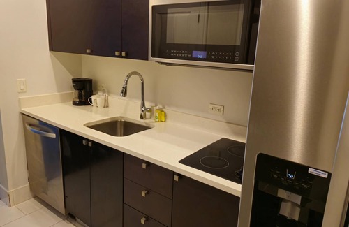 Ludlam Condo | Foodie Paradise in Downtown Doral – Large Studio