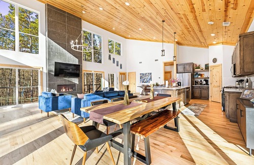Broken Bow Cabin | Forest Views in Luxe Kid Friendly Cabin w/Mini Golf, Playset