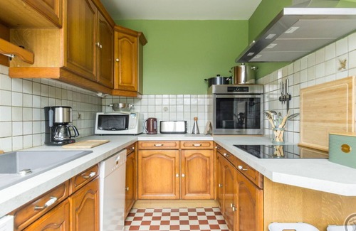 Saint-Sauveur-Lendelin Cottage | Charming Historic Farmhouse near Beaches, Private Garden, and Modern Amenities