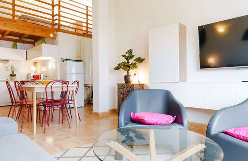 Gruissan Plage Apartment | FR22 2 Rooms+Mezzanine with AC - Plage des Chalets GRUISSAN