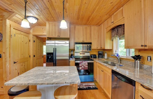 Franklin Cabin | Franklin Cabin w/Game Room, Mountain-View Deck