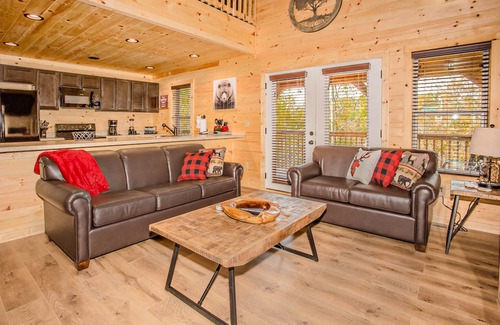 Pigeon Forge Cabin | Free Tickets | Spacious, Fireplace, Private Pool, 1.4 miles to The Island