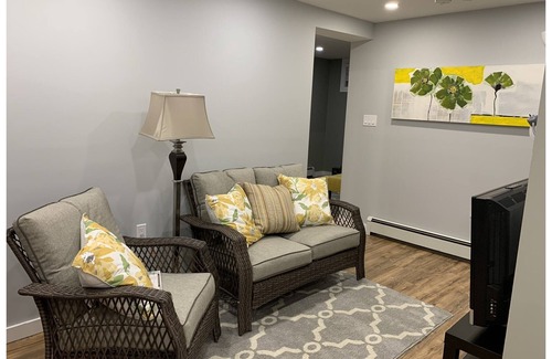 Prince George House | Fresh and newly renovated 2 bedroom bsmt suite. Fully furnished 2 min 2 hosptl