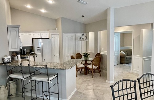 Bonita Springs Condo | Freshly updated, second floor unit with sunrise view over golf course