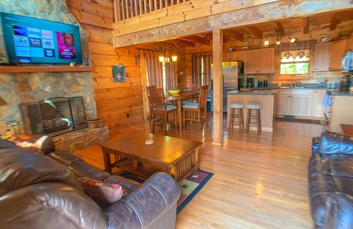 Buck Mountain Cabin | From Fireplace Evenings to Deckside Sunsets- A Heavenly View Has It All