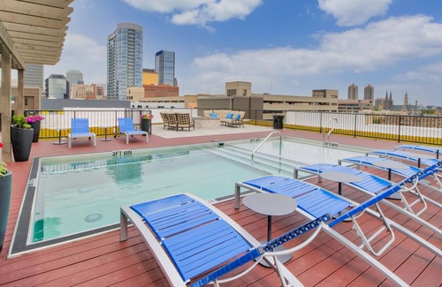 Cole-Noble District Apartment | Frontdesk | Studio Apt near Lucas Oil Stadium