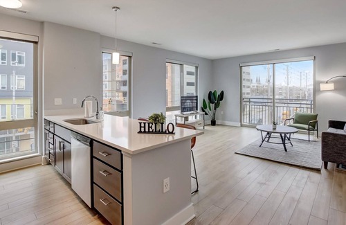 Cole-Noble District Apartment | Frontdesk | Studio Apt near Lucas Oil Stadium
