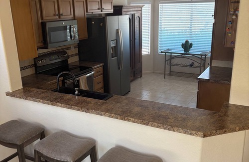 Surprise House | Fully furnished 2-bedroom home in Surprise with AC, Wi-Fi & beautiful patio.